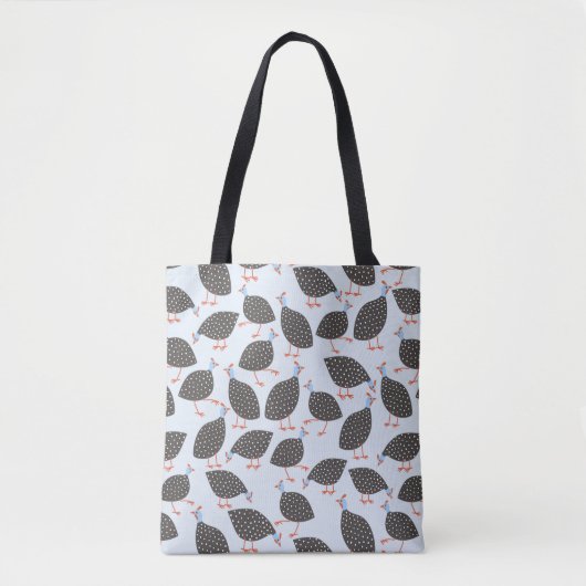 Guinea Fowl Muster Tasche (Vorderseite)