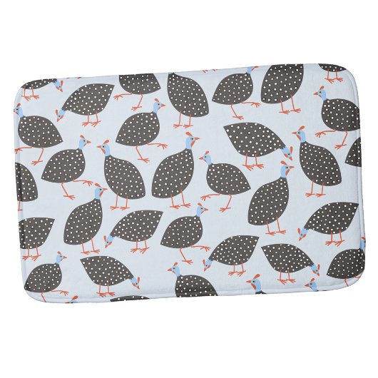 Guinea Fowl Niedlich Bird Muster Badematte