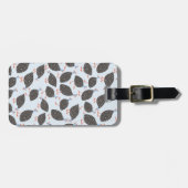 Guinea Fowl Niedlich Bird Muster Individuelle Name Gepäckanhänger (Vorderseite horizontal)