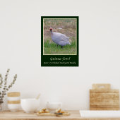 Guinea Fowl Poster (Küche)