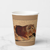 Guinea für die Korkplatte Pappbecher (Rückseite)