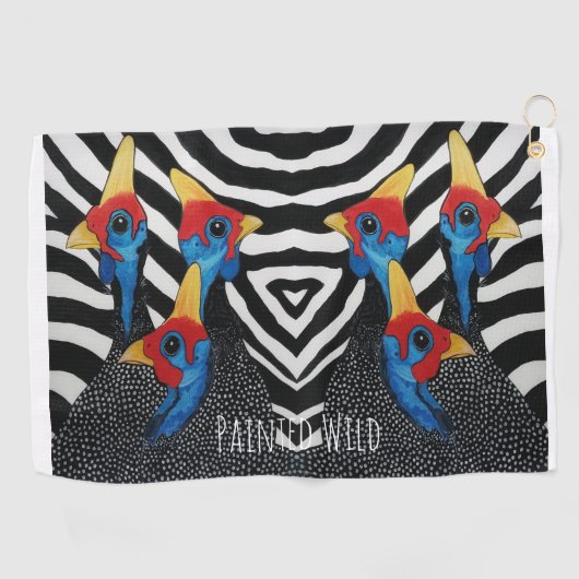 Guinea für Golfhandtücher Golfhandtuch (Horizontal)