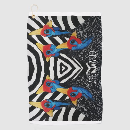 Guinea für Golfhandtücher Golfhandtuch (Vorderseite)