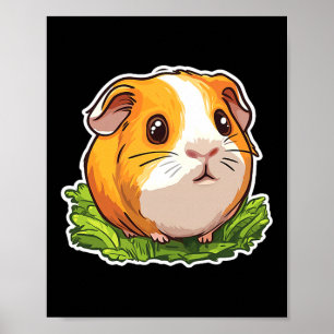 Guinea G Süße Tiere Guinea G Comfort Colors Erwach Poster