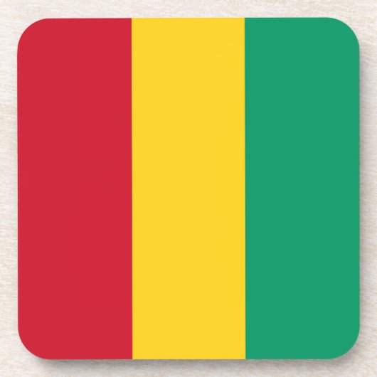 Guinea Getränkeuntersetzer (Vorderseite)