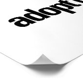 Guinea - Guinea Schweineplakat heute adoptiert Poster (Ecke)