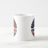 Guinea Guinean France Tree Roots Flag Kaffeetasse (Mittel)