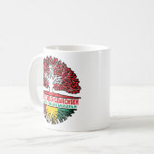 Guinea Guineisch Schweizer Schweiz Baum Wurzel Kaffeetasse (Vorderseite Links)