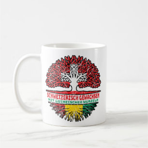 Guinea Guineisch Schweizer Schweiz Baum Wurzel Kaffeetasse