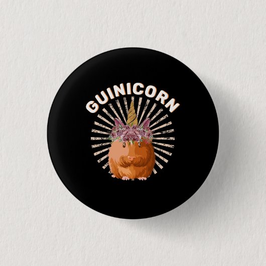 Guinea Guinicorn Button (Vorderseite)
