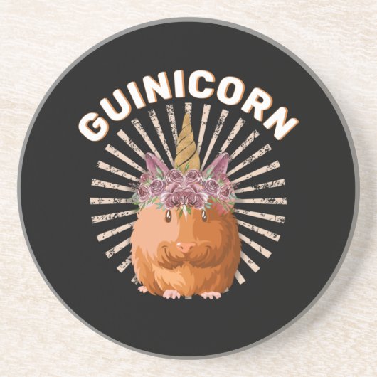 Guinea Guinicorn Getränkeuntersetzer (Vorne)