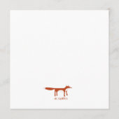 Guinea Hen Bird Hinweiskarte (Rückseite)