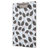 Guinea Hen Bird Klemmbrett (Links)