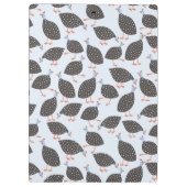 Guinea Hen Bird Klemmbrett (Rückseite)