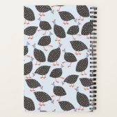 Guinea Hen Bird Notizblock (Rückseite)