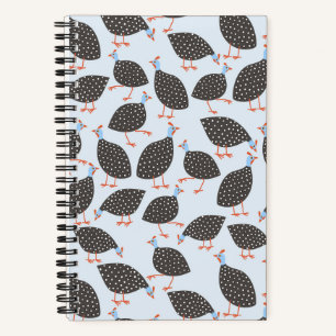 Guinea Hen Bird Notizblock