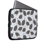 Guinea Hen Bird Pattern Laptopschutzhülle (Vorne Rechts)