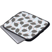 Guinea Hen Bird Pattern Laptopschutzhülle (Vorne Knopf)