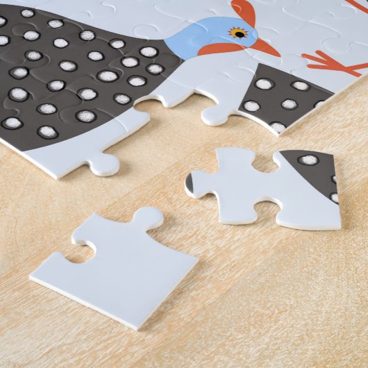 Guinea Hen Bird Puzzle (Seite)