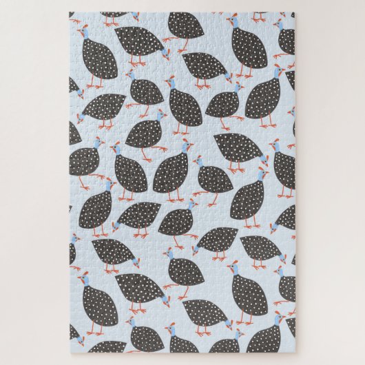 Guinea Hen Bird Puzzle (Vertikal)
