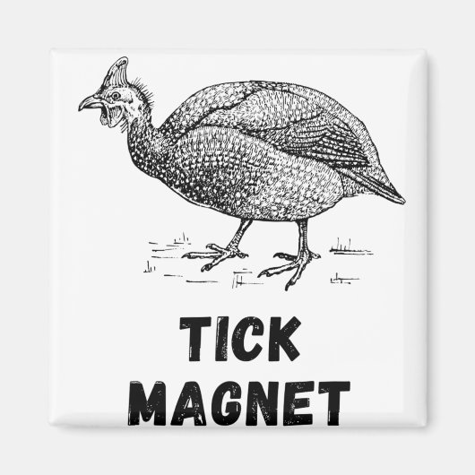 Guinea Hen Fowl Farm Animals Country Poultry Guy Magnet (Vorne)