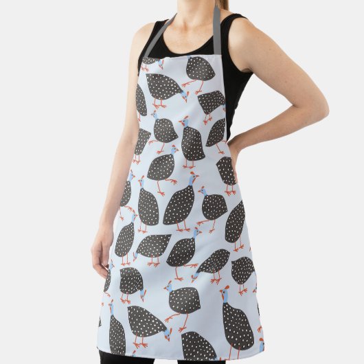 Guinea Hen Fun Bird Muster Schürze (InSitu)