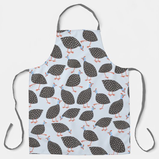 Guinea Hen Fun Bird Muster Schürze (Vorderseite)