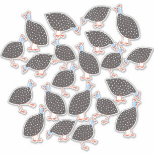 Guinea Hens Aufkleber