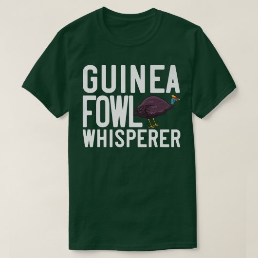 Guinea Hühnerhenne Bauer T-Shirt (Design vorne)