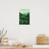 Guinea Illustration Travel Art Vintag Poster (Küche)