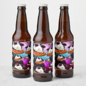 Guinea im sonnigen Raum Bierflaschenetikett (Flaschen)