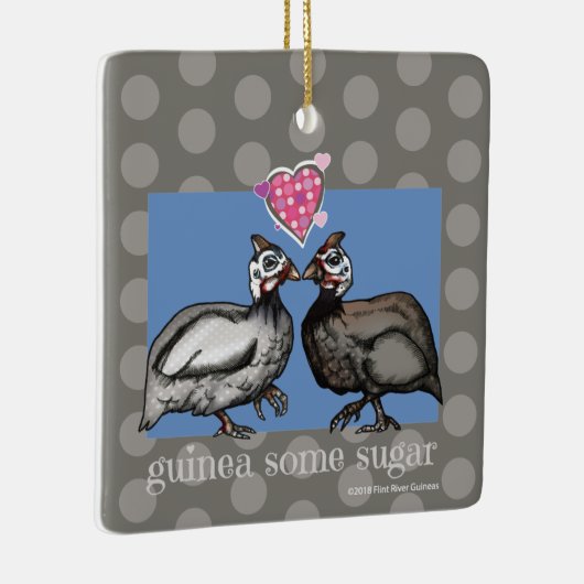 GUINEA IRGENDEINE ZUCKERPunkt-Keramikverzierung Keramikornament (Rechts)