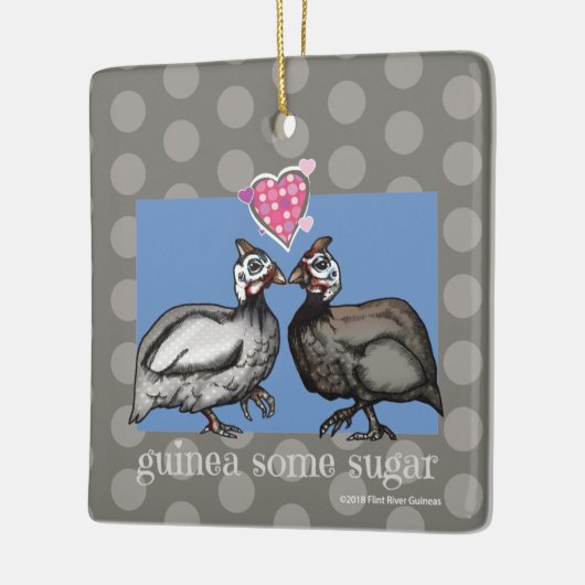 GUINEA IRGENDEINE ZUCKERPunkt-Keramikverzierung Keramikornament (Links)