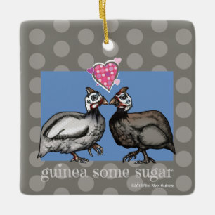 GUINEA IRGENDEINE ZUCKERPunkt-Keramikverzierung Keramikornament