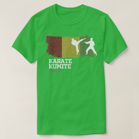 Guinea Karate Kumite Martial Arts Karate T-Shirt (Design vorne)