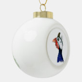 Guinea Keramik Kugel-Ornament (Links)