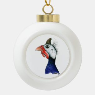 Guinea Keramik Kugel-Ornament