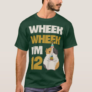 Guinea Kinder Piggy Quote für Ihre 12-jährige Guin T-Shirt