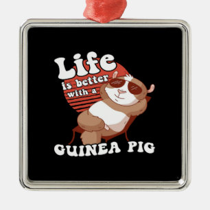 Guinea Kühlen Schweinebesen ist besser mit Guinea  Ornament Aus Metall