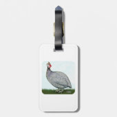 Guinea Lavender Gepäckanhänger (Rückseite vertikal)