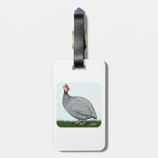 Guinea Lavender Gepäckanhänger (Rückseite vertikal)