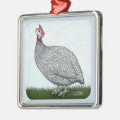 Guinea Lavender Silbernes Ornament (Links)