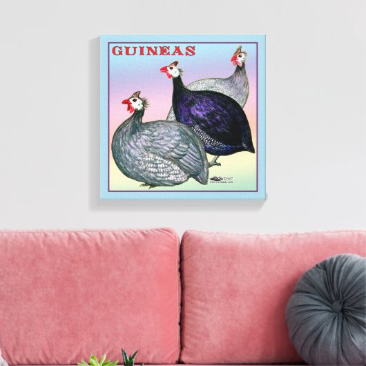 Guinea Leinwanddruck (Insitu (Wohnzimmer))