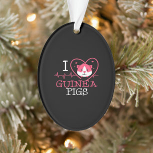 Guinea Liebe Rodent   Heartbeat Guinea Pig Ornament
