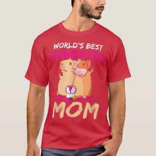 Guinea Mädchen Guinea Schwein Frauen Welten beste T-Shirt