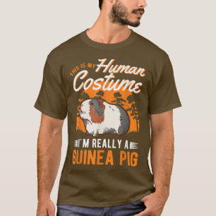 Guinea Mädchen menschliche Kostüme Halloween 2180 T-Shirt