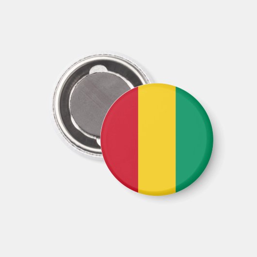 Guinea Magnet (Vorderseite/Rückseite)