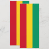 Guinea Menükarte (Vorne/Hinten)