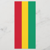 Guinea Menükarte (Vorderseite)