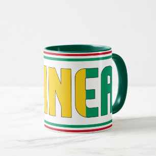 Guinea National Flag Patriotic Kaffee Tasse